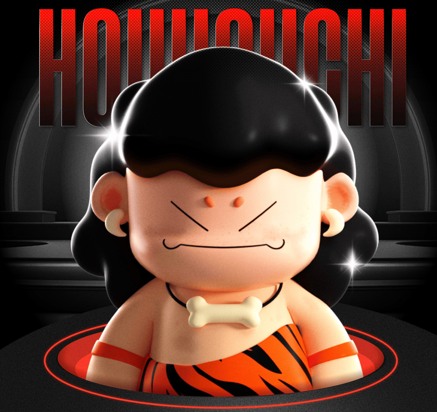 吼吼吃餐饮品牌IP